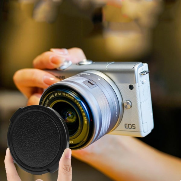 Yleiskäyttöinen objektiivin suojus Canon Nikon Sony -kameroihin Musta 40.5 mm