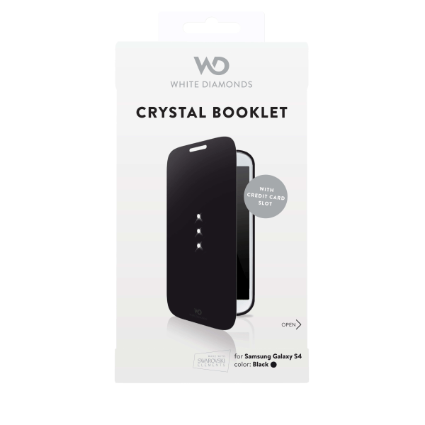 WHITE DIAMONDS WHITE-DIAMONDS Crystal Booklet Svart Samsung S4