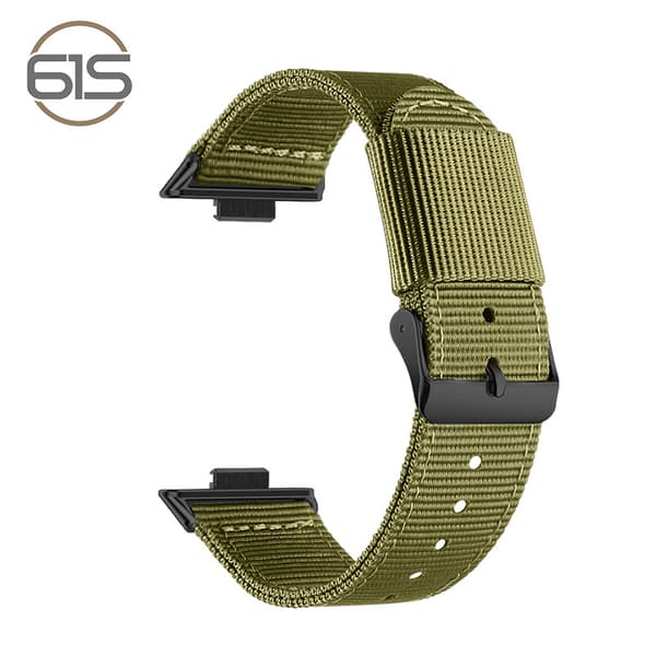 Stilfuld nylonrem til Huawei Fit 3/4/4 Pro Green Green