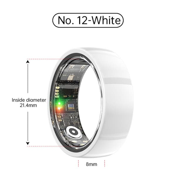 Smart Ring R1000 - Keramikutgåva White 12 White 12