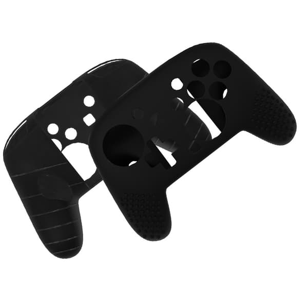 Silikone Beskyttelsesetui Kompatibelt med Switch 2 Pro Controller - 2 Stk Black Black