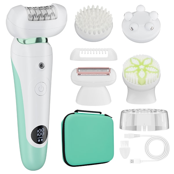 5-in-1 Lady Shaver: Sähköinen naisten parranajokone karvanpoistoon Ruohon väri