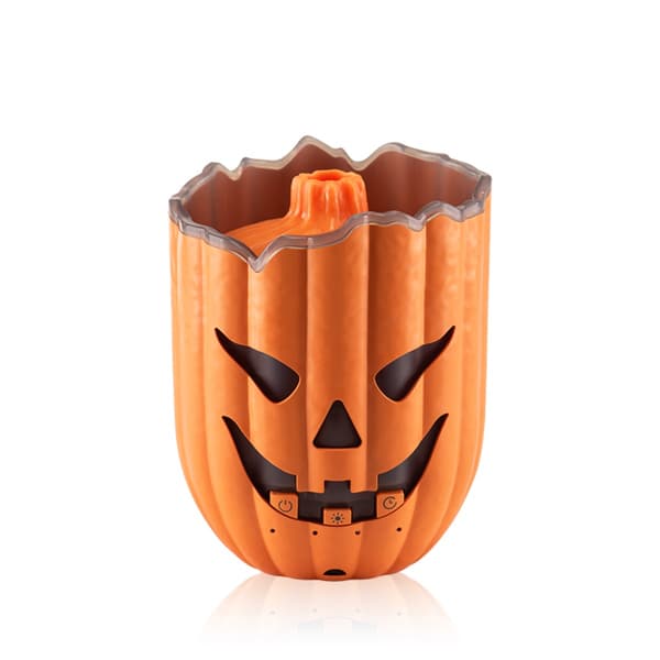Halloween-luftfuktare med manet- och pumpadesign, RGB-ljus, aromafunktion och timer