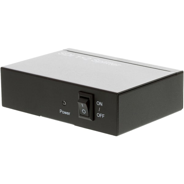 SDI splitter 1to2 3G/HDSDI 1080p 12 bit BNC metal black