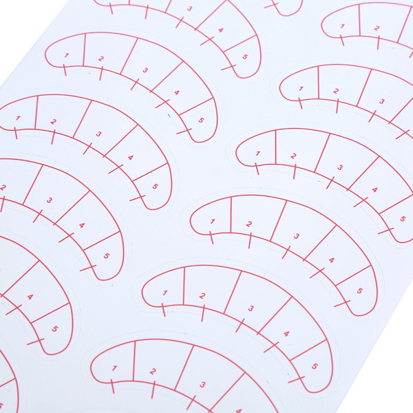 Under Eye Pads Stickers Patches för ögonfransförlängning 140 stycken Vit