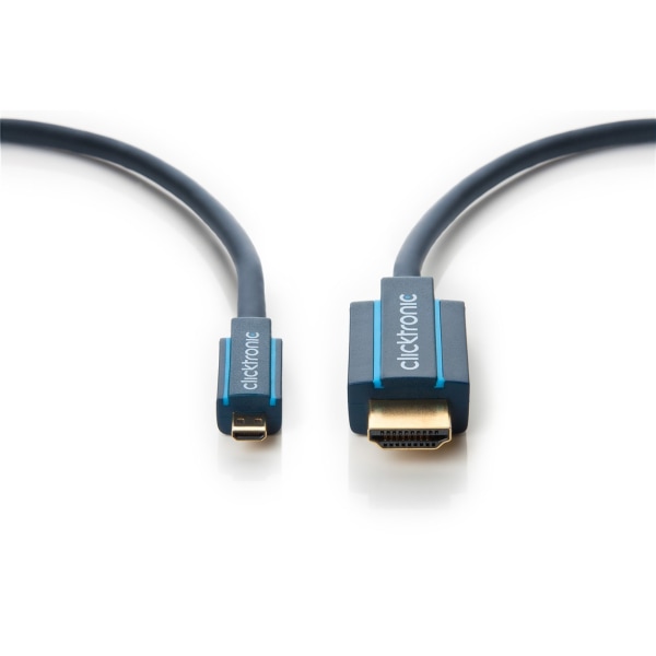Clicktronic HDMI™ till Micro HDMI™-adapterkabel