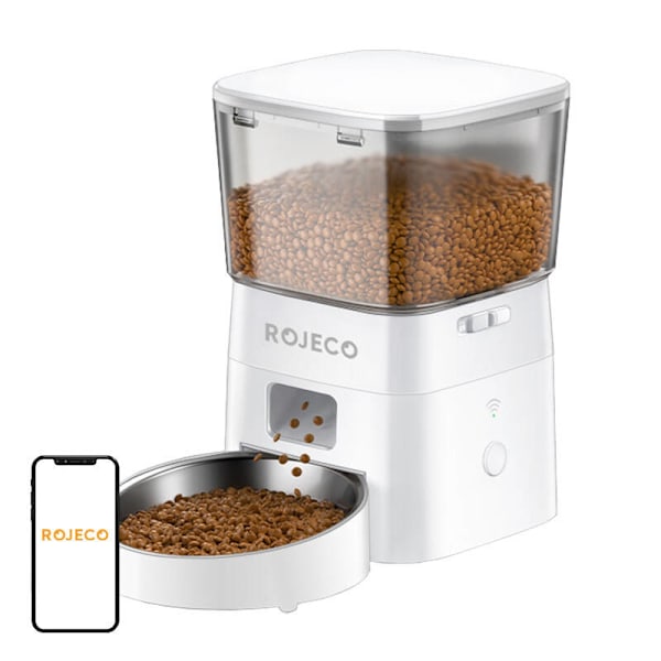 Rojeco 2L Automatisk Pet Feeder WiFi-version