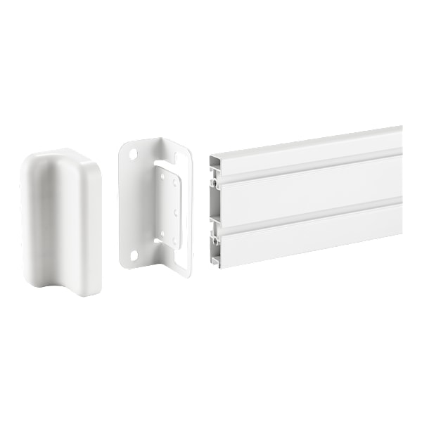 OFFICE wall mounting plate  slatwall panel (DELO0151) white