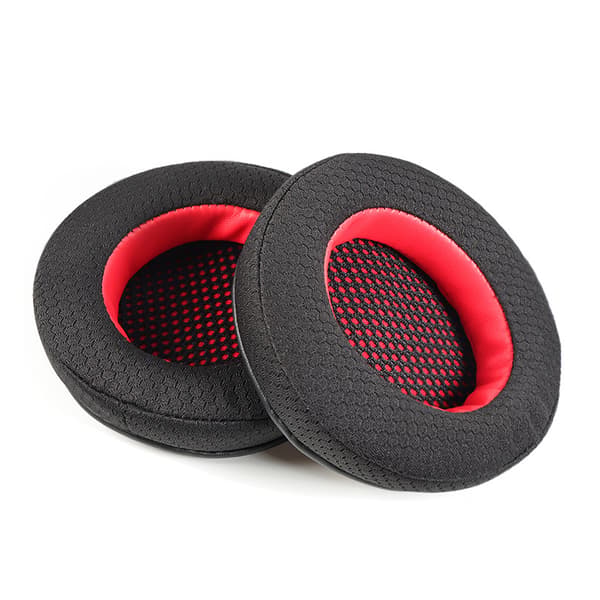 2-pack utbytesöronkuddar för Razer Kraken Pro V1 hörlurar Red Red