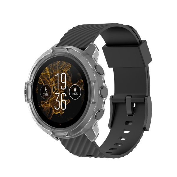 TPU Skyddsfodral för Suunto 7 Smartklocka Transparent