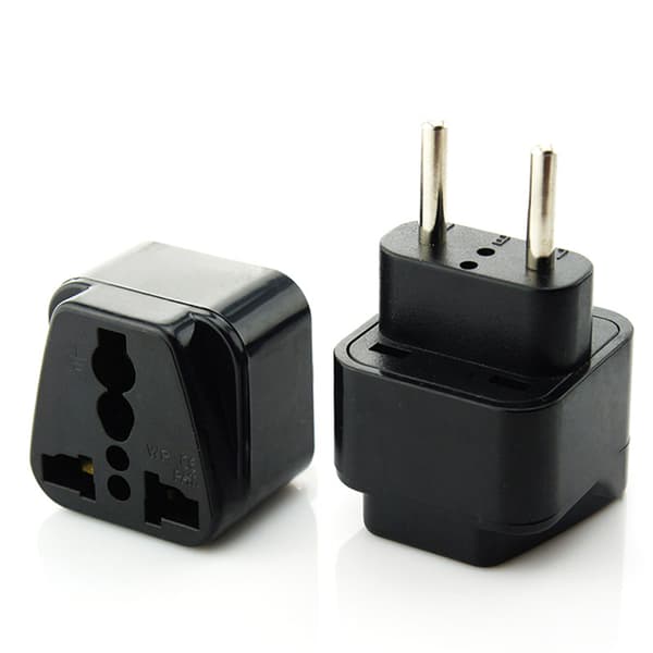 WD-9C Europeisk Standard Reseadapter Black Black