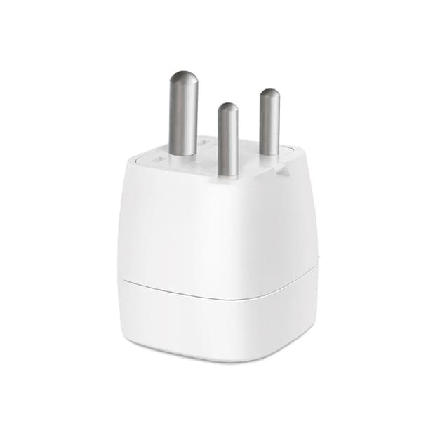 EU til Universal Rejseadapter, Kompakt Design White White