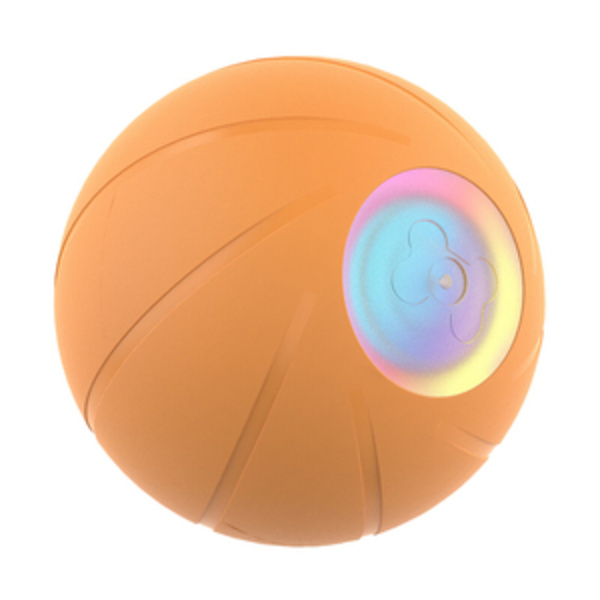 Interaktiv Cheerble Wicked Ball för hundar (orange).