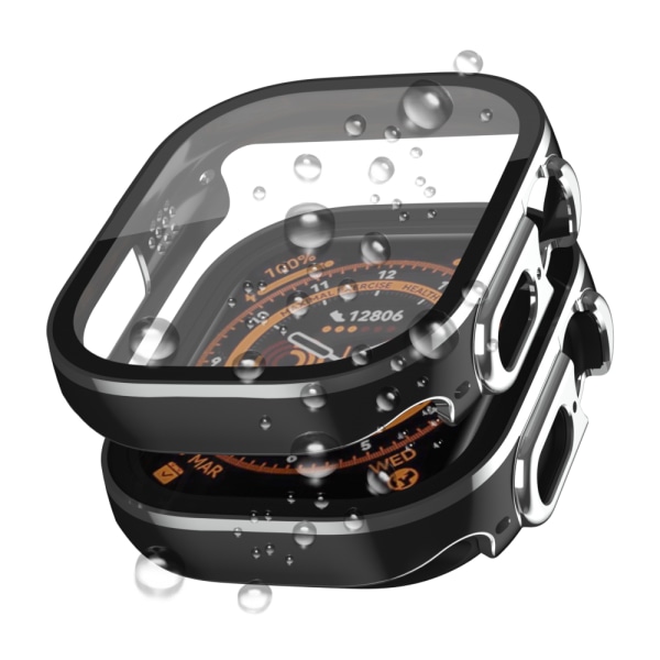 Apple Watch Vattentätt integrerat fodral för Apple Watch 7/8/9/SE2, 41 mm Svart