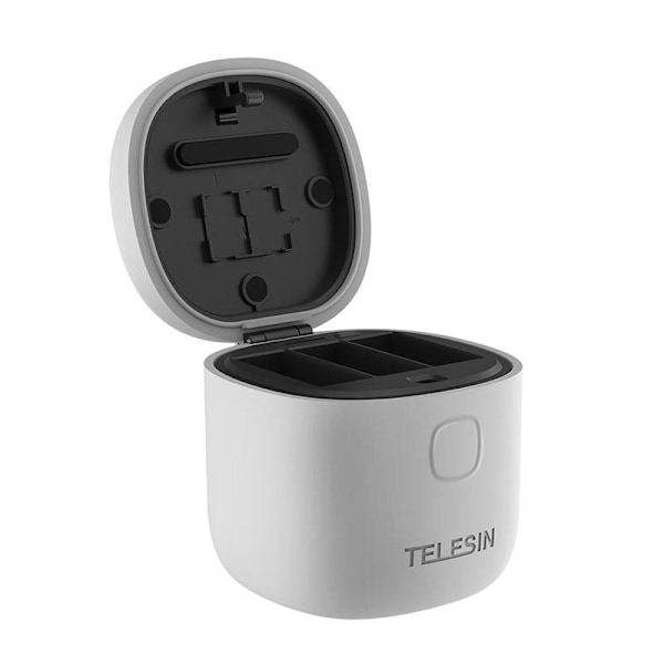 3-fack vattentät laddare Telesin Allin box för GoPro Hero 9 / Hero 10 + 3 batterier (GP-BTR-906-GY-B)