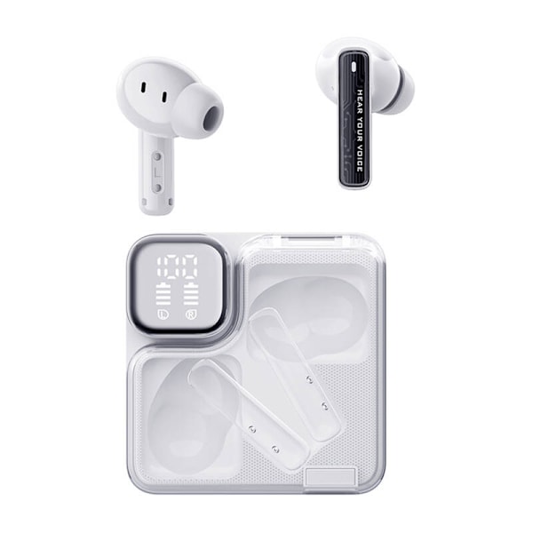 TWS QCY MeloBuds Neo T31 hörlurar (vita)