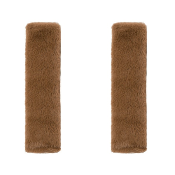 Bilbältes axelkuddar (set med 2) Brun+beige