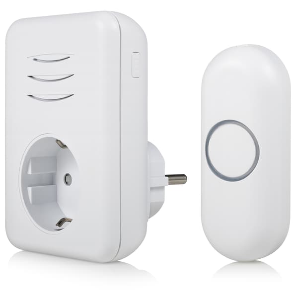 Trådløs dørklokke Plug-in B313 Hvid