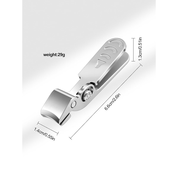 Itselukkiutuvat niittisolkipihdit model 1 Hopea