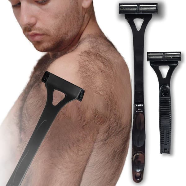 Vikbar Rakhyvel med Utbytbara Blad Black Black