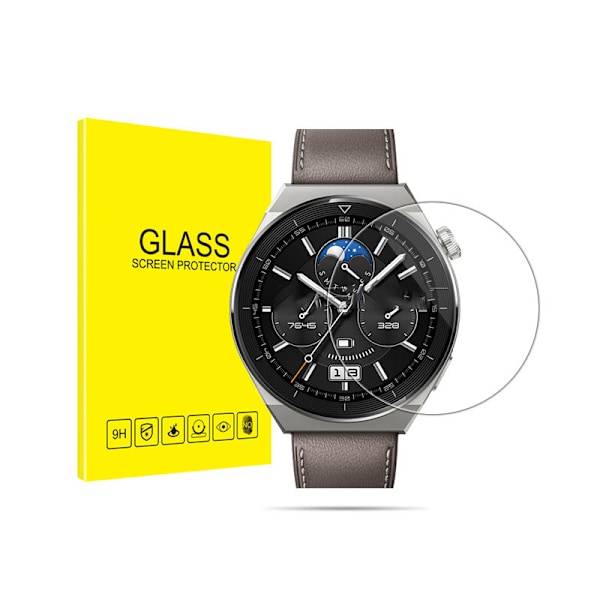 Skærmbeskytter i hærdet glas til Smartwatch (2-pack) Huawei Watch GT3 Pro 43mm