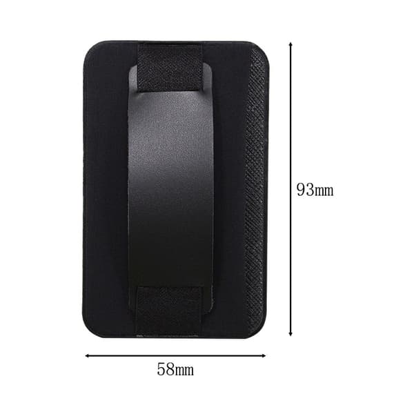 Lädertelefon Greppremhållare - Universalställ Black Black