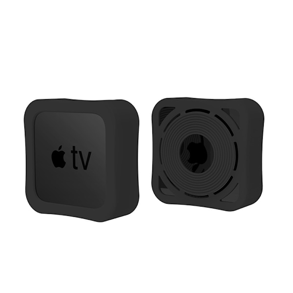 Silikone Fuldcover til Apple TV 4K (2021) Sort