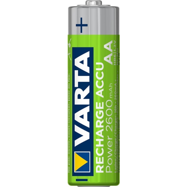 AA (Mignon)/HR6 (5716) laddningsbart batteri - 2600 mAh, 2 st. i blister