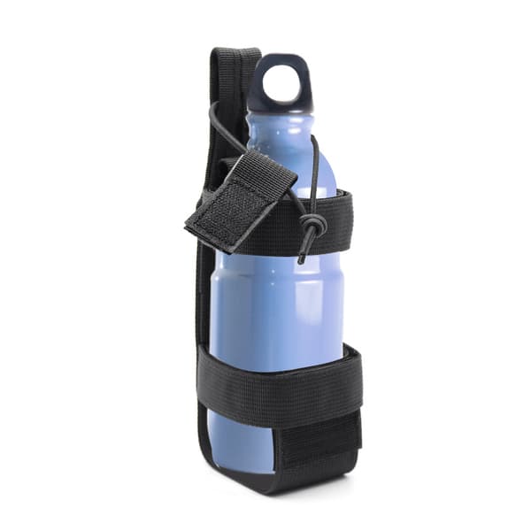 Taktisk justerbar vandflaskeholder - Sort nylon