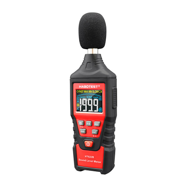 Digital decibelmätare Habotest HT622B USB A/C