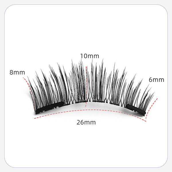 Magnetisk øjenvippesæt - CT07-0942