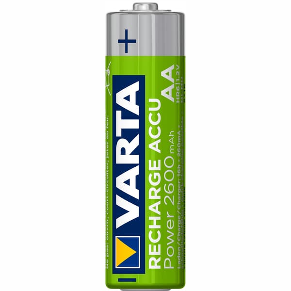 Laddningsbart batteri AA 2600 mAh 4-pack