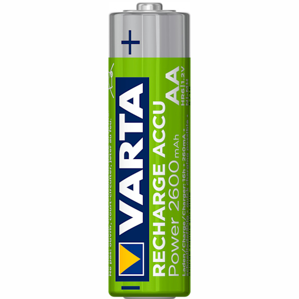 Varta Laddningsbart batteri AA 2600 mAh 4-pack