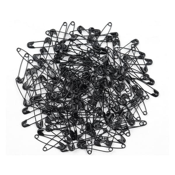 22mm Säkerhetsnålar, 1000-pack Black Black