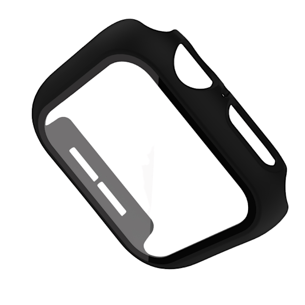 Etui til Apple Watch 9/8/7/6/5/4 sort 2-pak 44 mm