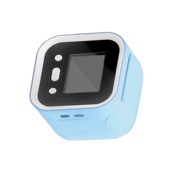 AI-stemme-termisk printer med 203 dpi, 2,4 inch skærm, Android og iOS samt bærbart lommedesign Blue Blue