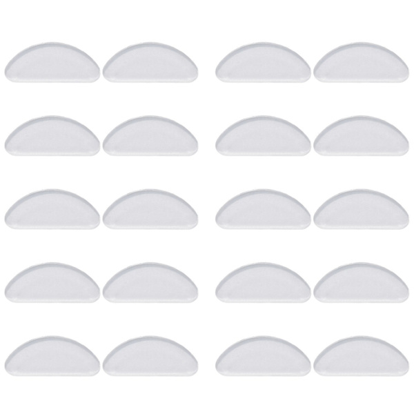INF Nenäsuoja laseille 10 paria Läpinäkyvä 15x7x1 mm