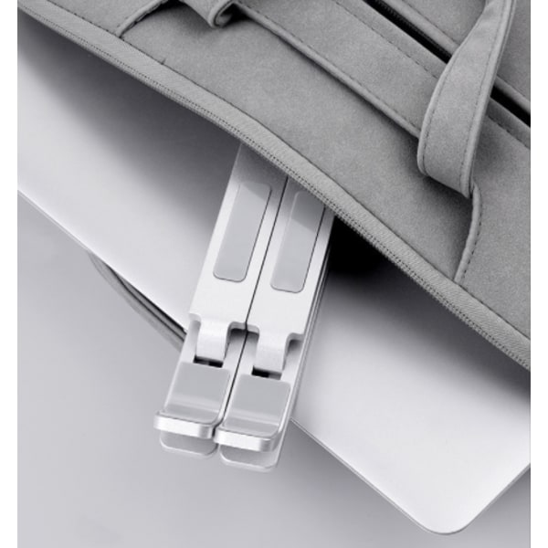 Fällbart laptopställ i aluminiumlegering Silver
