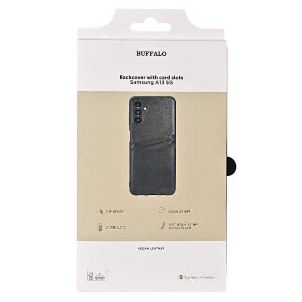 Mobilskal PU Svart - Samsung Galaxy A13 5G / A04s