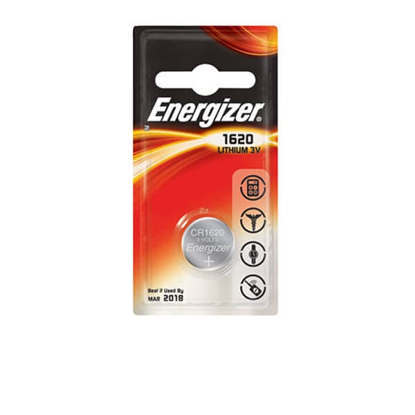Knapcellebatteri CR1620 Lithium 1-pak