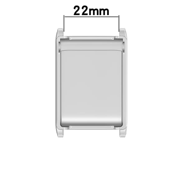 WHOOP 4.0 Band Adapter: Säker och stilren anslutning Silver Silver