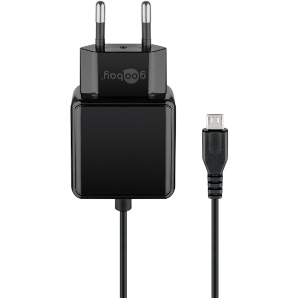 Micro-USB-strömförsörjningsenhet (15 W) Svart