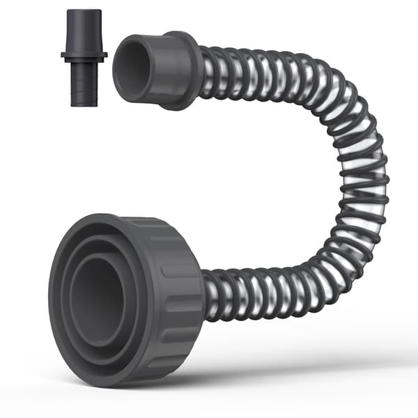 Renseadapter til A/C-kondensafløb, plastrørsæt til indendørsenheders vedligeholdelse mod snavs og alger Black Black