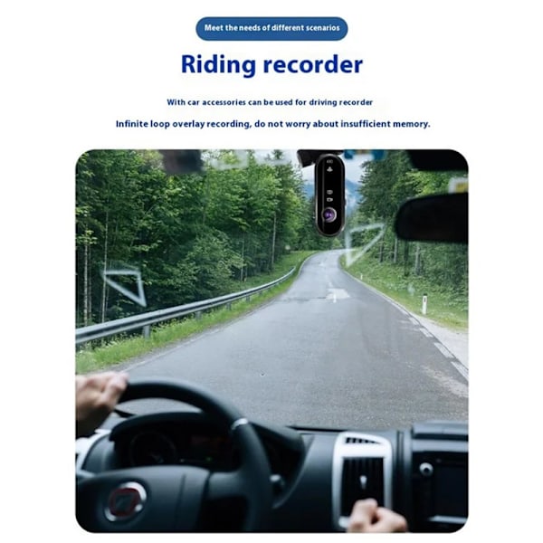 INF Y3 Tumkamera - 1080P, WiFi & 128G Lagring Ingår