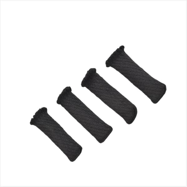 8-pack Stickade Stolsbensskydd - Golvskydd, Halkfria Möbelstrumpor Black Black