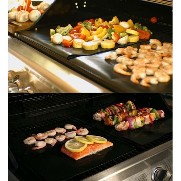 Grillmåtte Non-stick Sort 5-pak