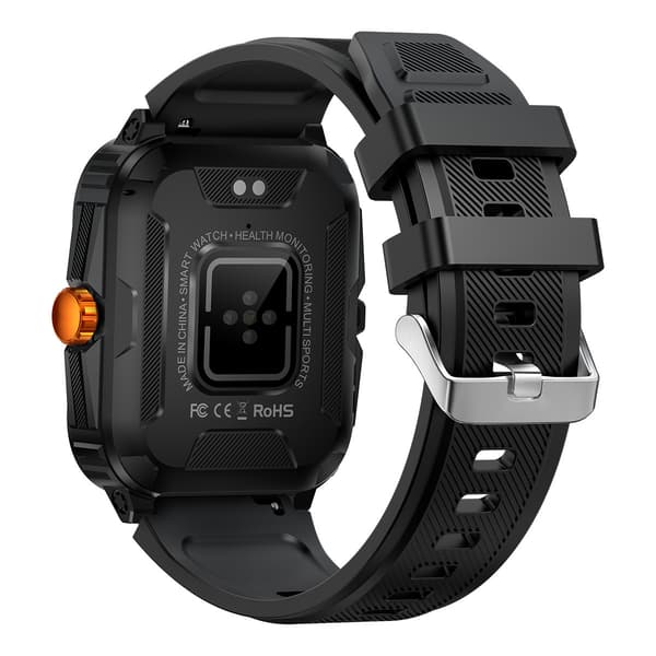 Smartwatch med sundhedsovervågning og fitnesstracking