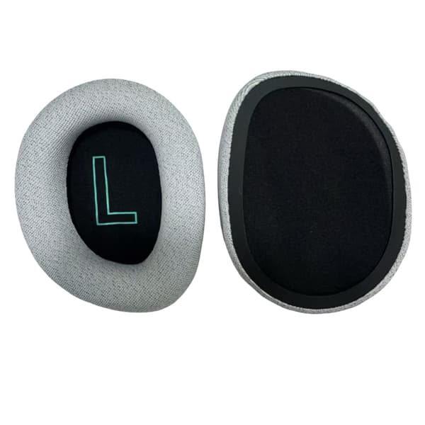 Ersättningsöronkuddar i Tyg Kompatibla med Logitech G G522 - 2-pack grey+white grey+white