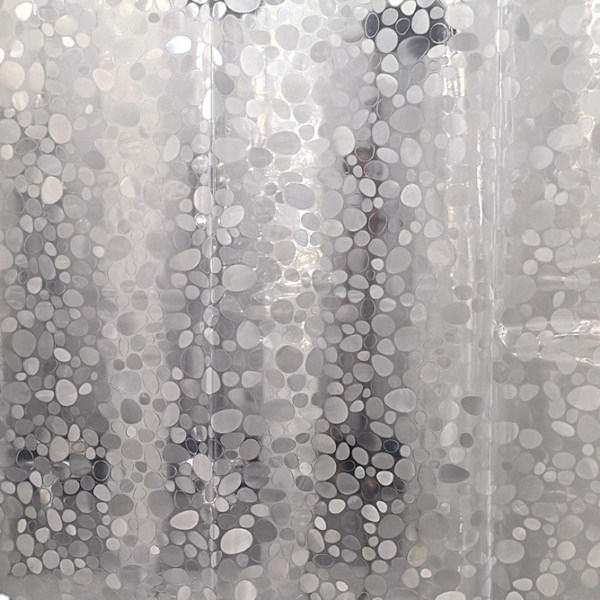 PVC Duschdraperi med Prickig Design S S