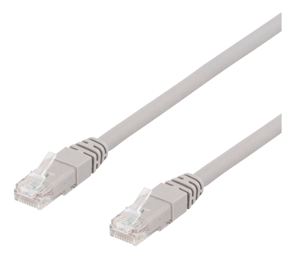 U/UTP Cat6A patch cable, 35m, 500MHz, LSZH, grey